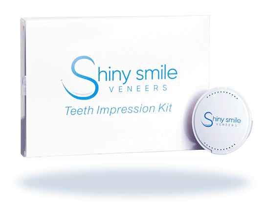 Shiny Smile Veneers have similar packaging to TruSmile Veneers.