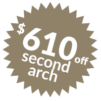 $610 off second arch